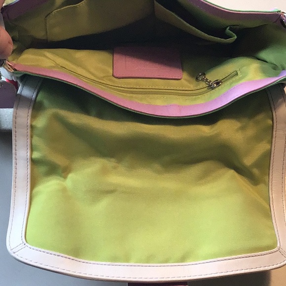 Coach Hampton Multi-colored Striped Cross body - Picture 7 of 8